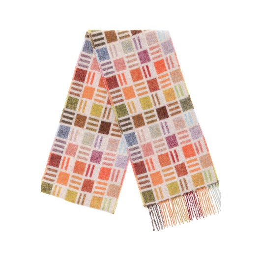 Merino Wool Scarf - Ribbon Multi