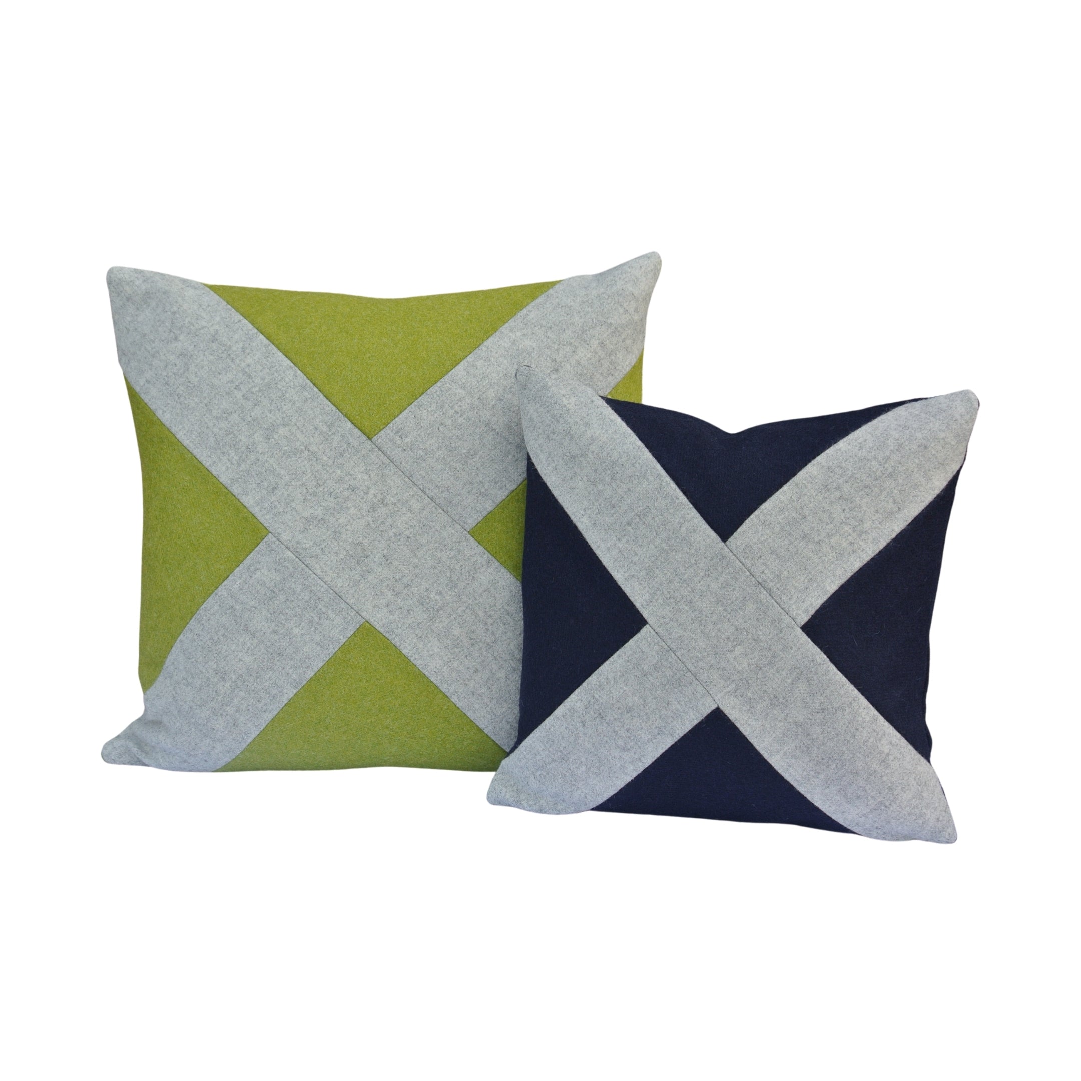 Lime green on sale and grey cushions